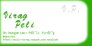 virag peli business card